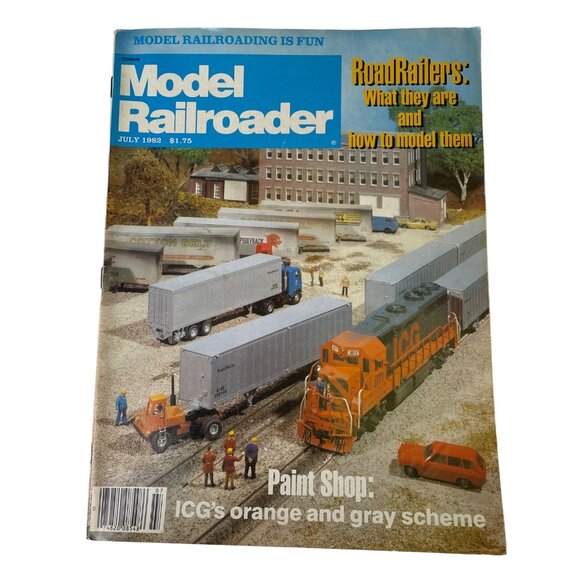 Model Railroader Magazine July 1982 Vol 49 No 87 Train Enthusiast u - Picture 1 of 12